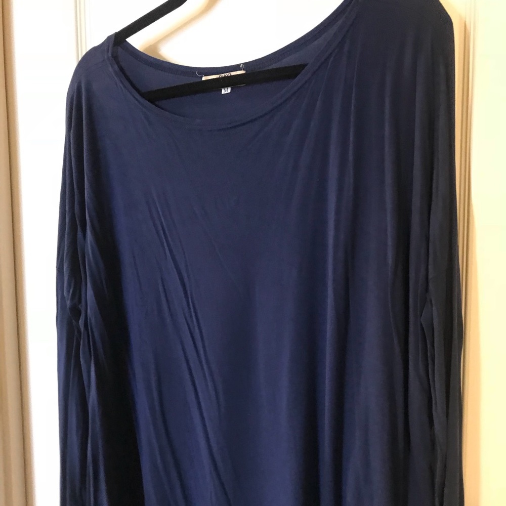 Navy Piko Top
